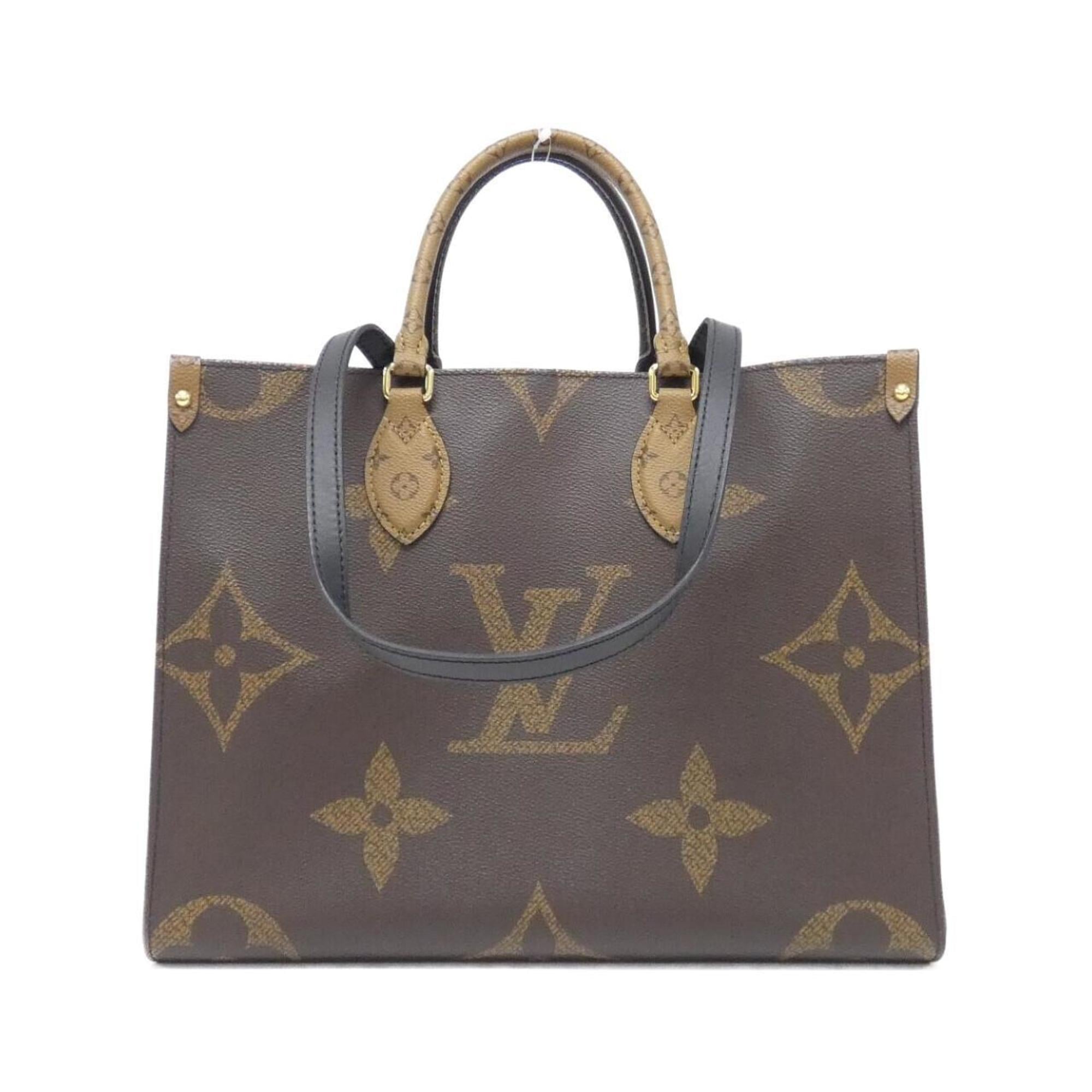 Louis Vuitton Marron Coated Canvas Handbag