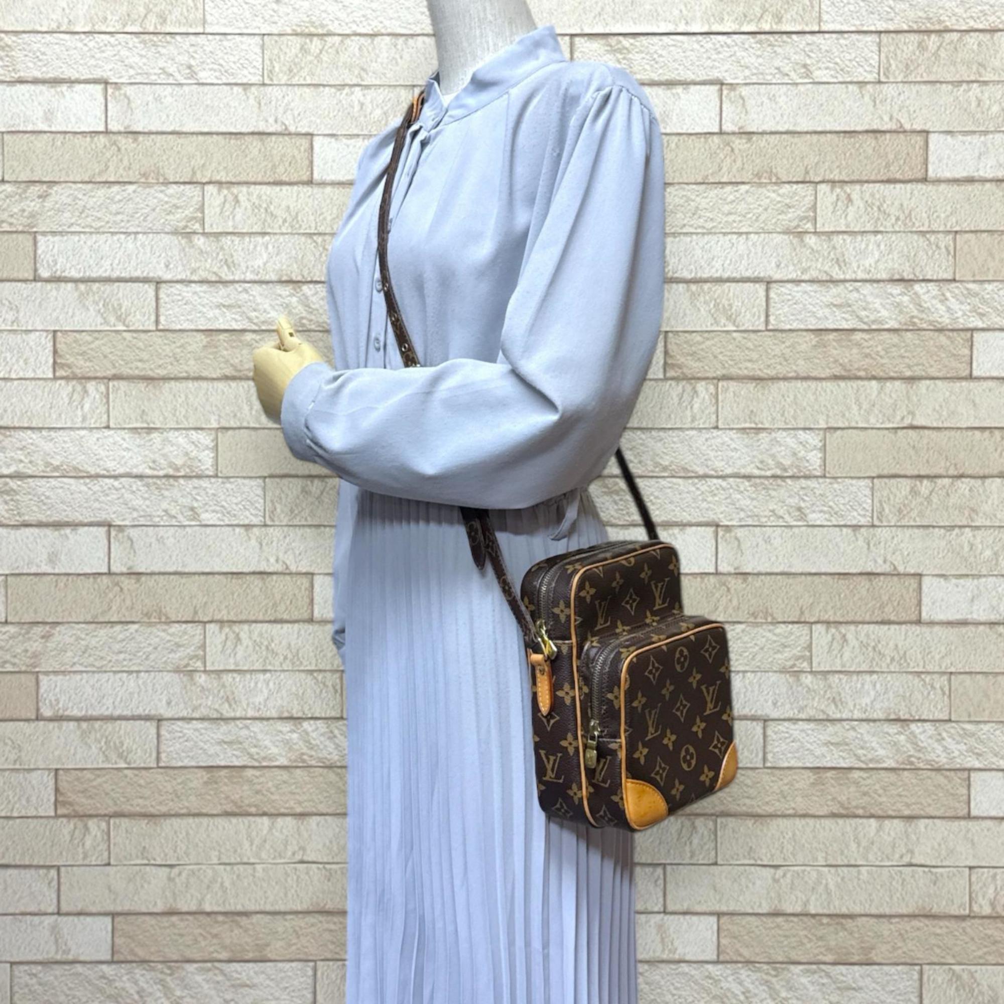 Louis Vuitton Brown Monogram Canvas Shoulder Bag