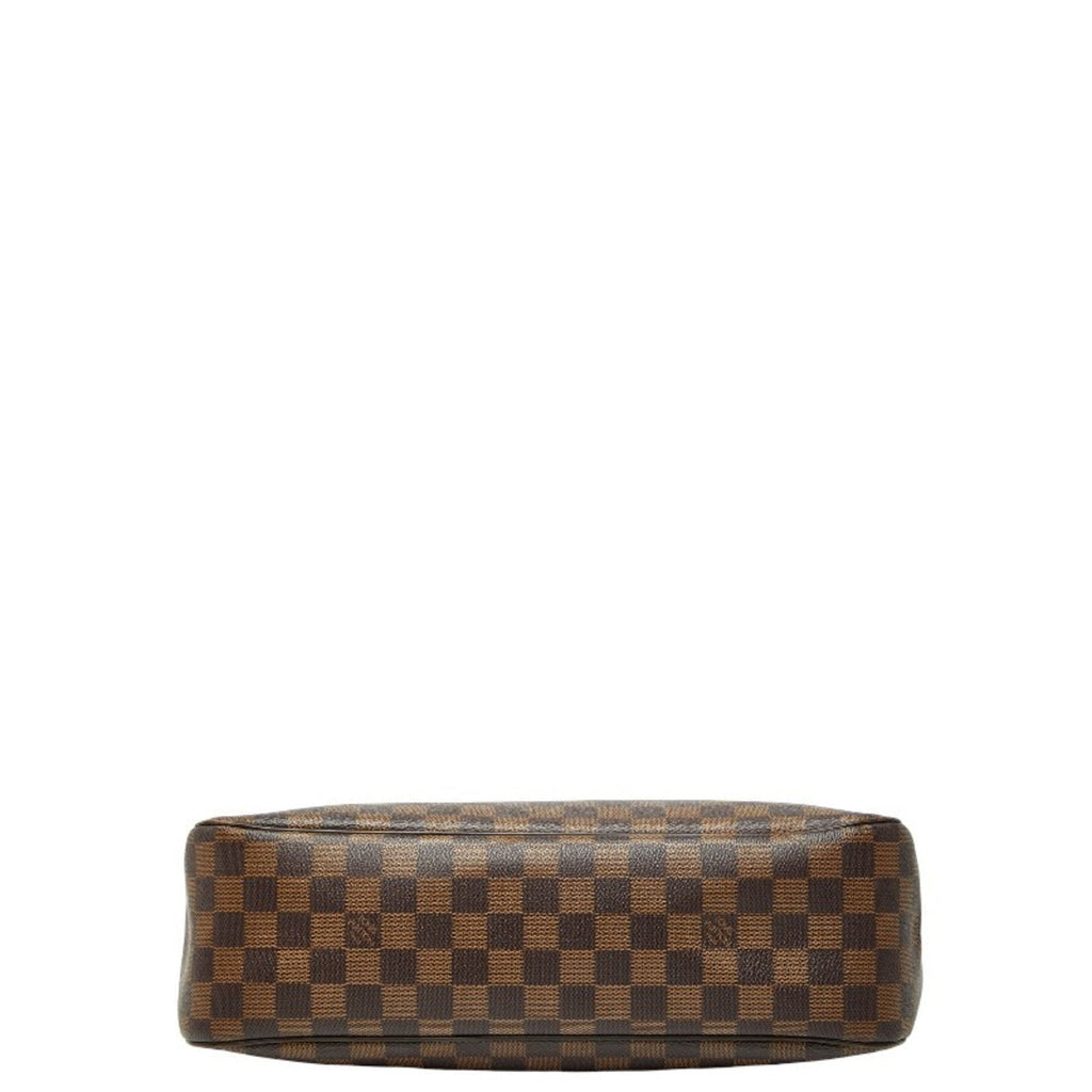 Louis Vuitton Brown Pvc Leather Handbag Tote Bag