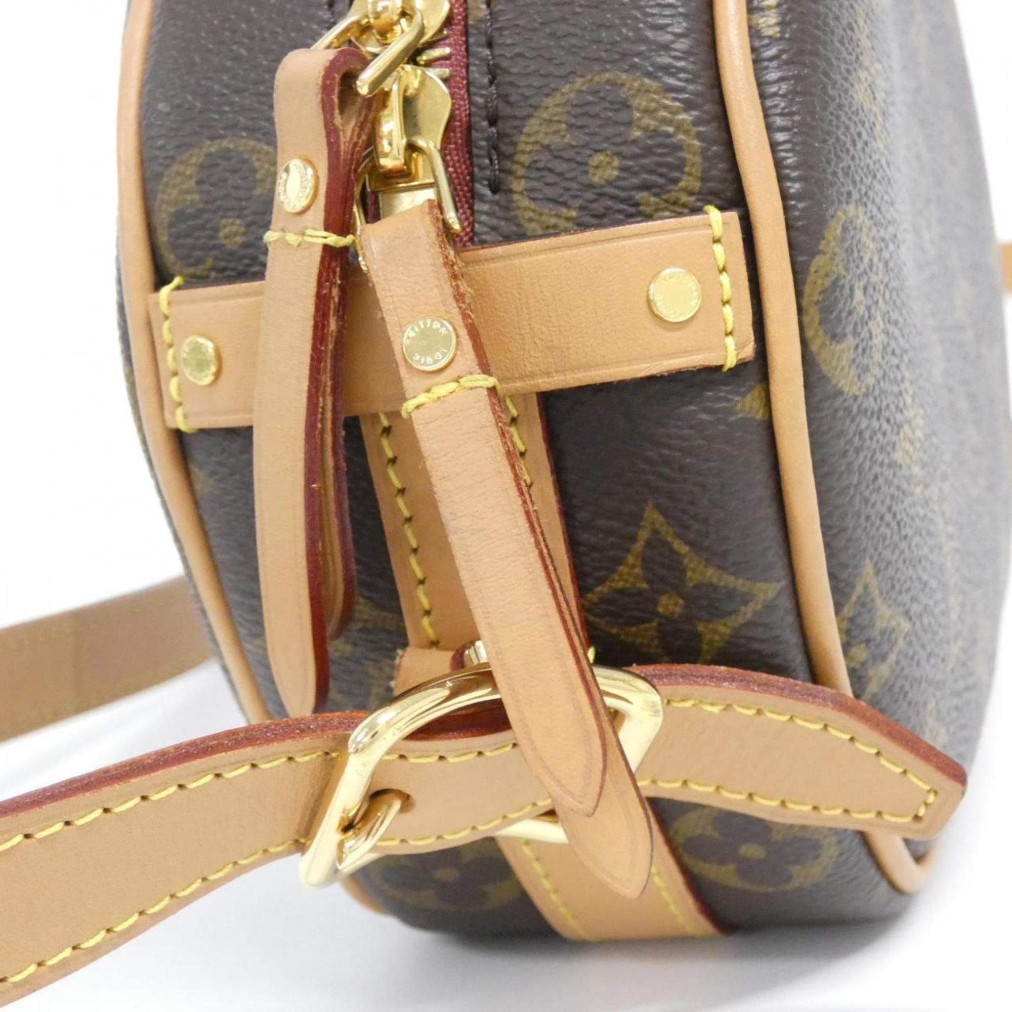 Louis Vuitton Marron Coated Canvas Shoulder Bag