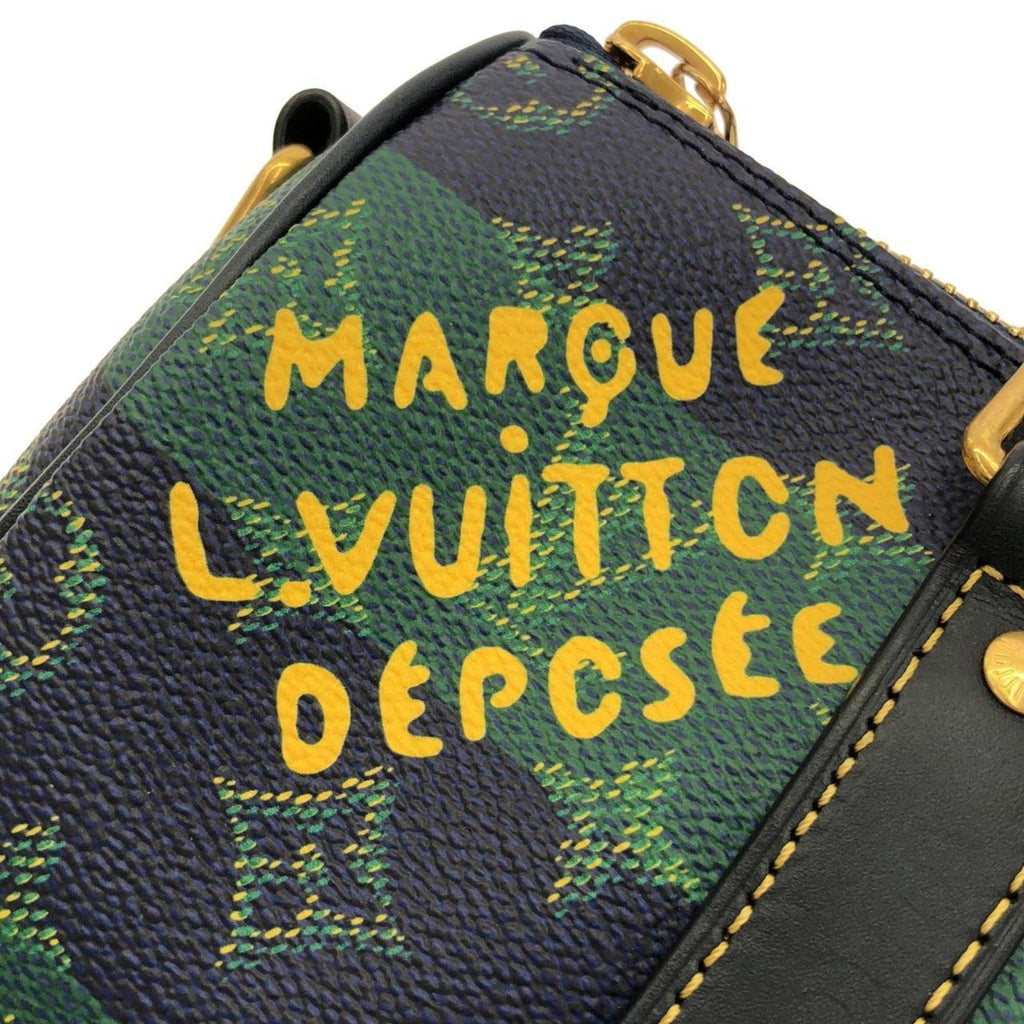 Louis Vuitton Gold Coated Canvas Boston Bag