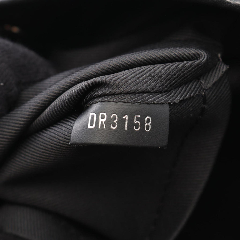 Louis Vuitton Black Coated Canvas Leather Backpack