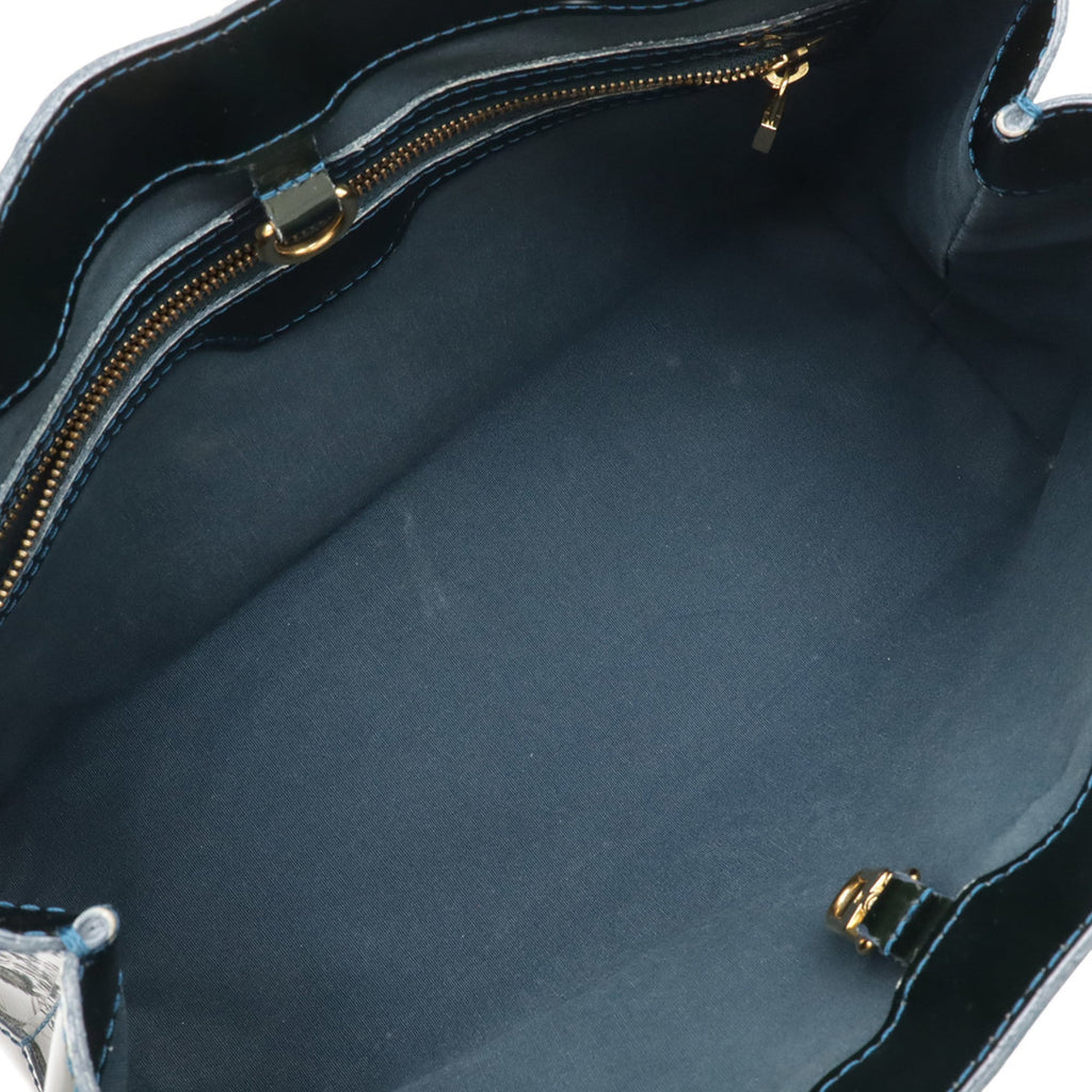 Louis Vuitton Blue Infini Monogram Vernis Handbag Tote Bag