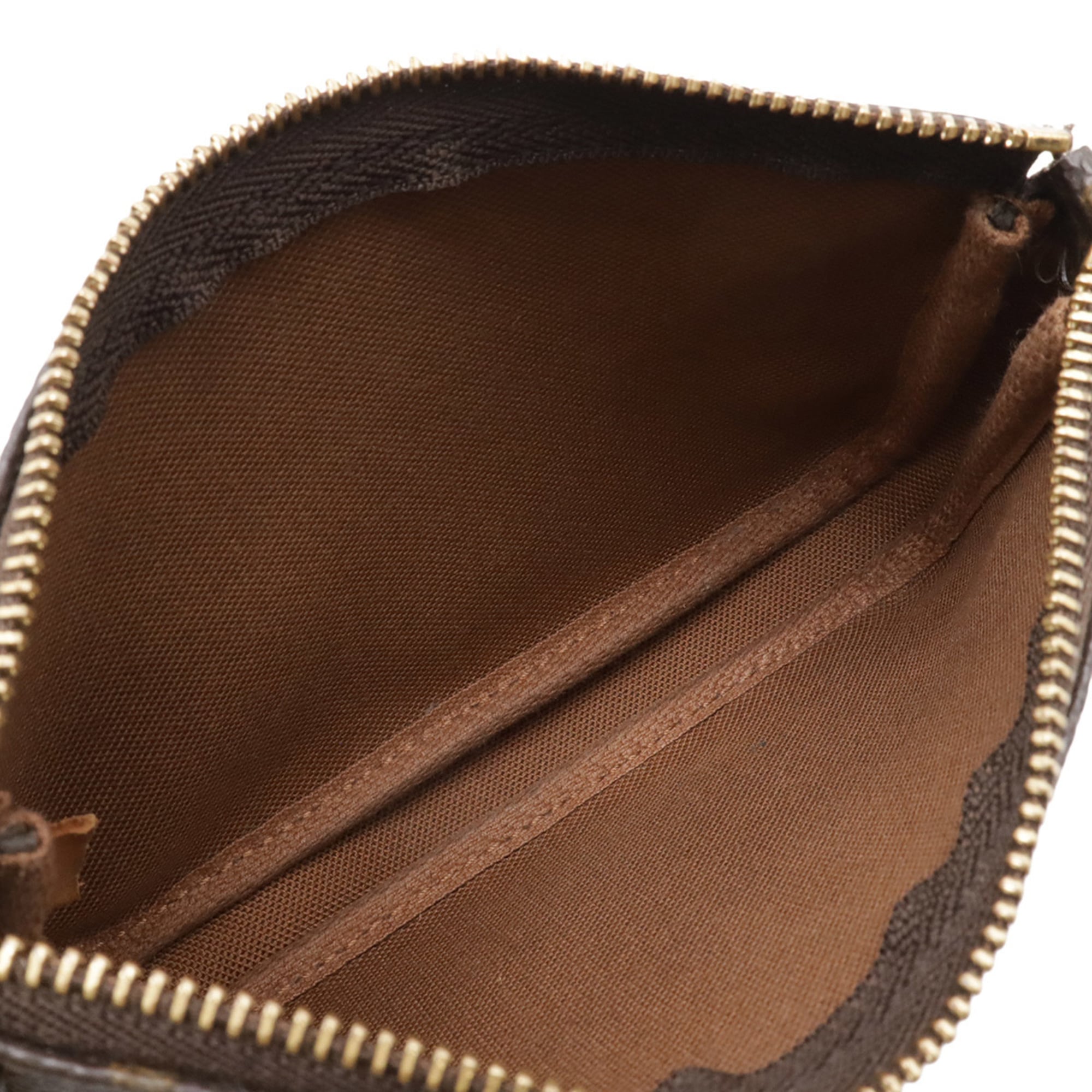 Louis Vuitton Brown Monogram Pochette Pouch
