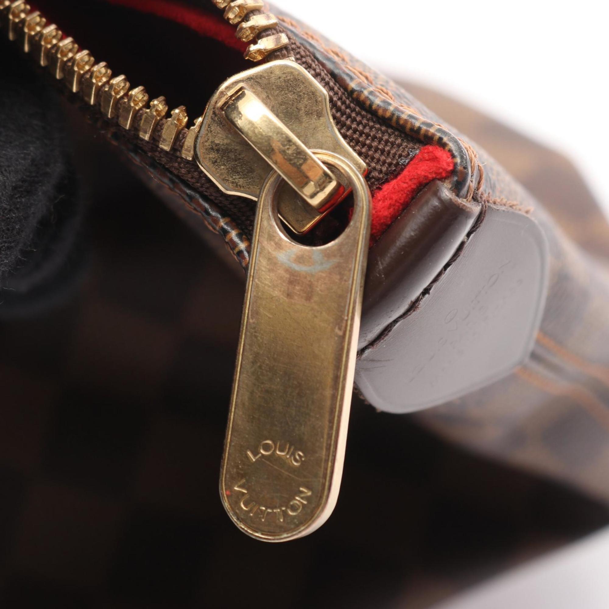 Louis Vuitton Brown Coated Canvas Damier Canvas Pvc Leather Tote Bag