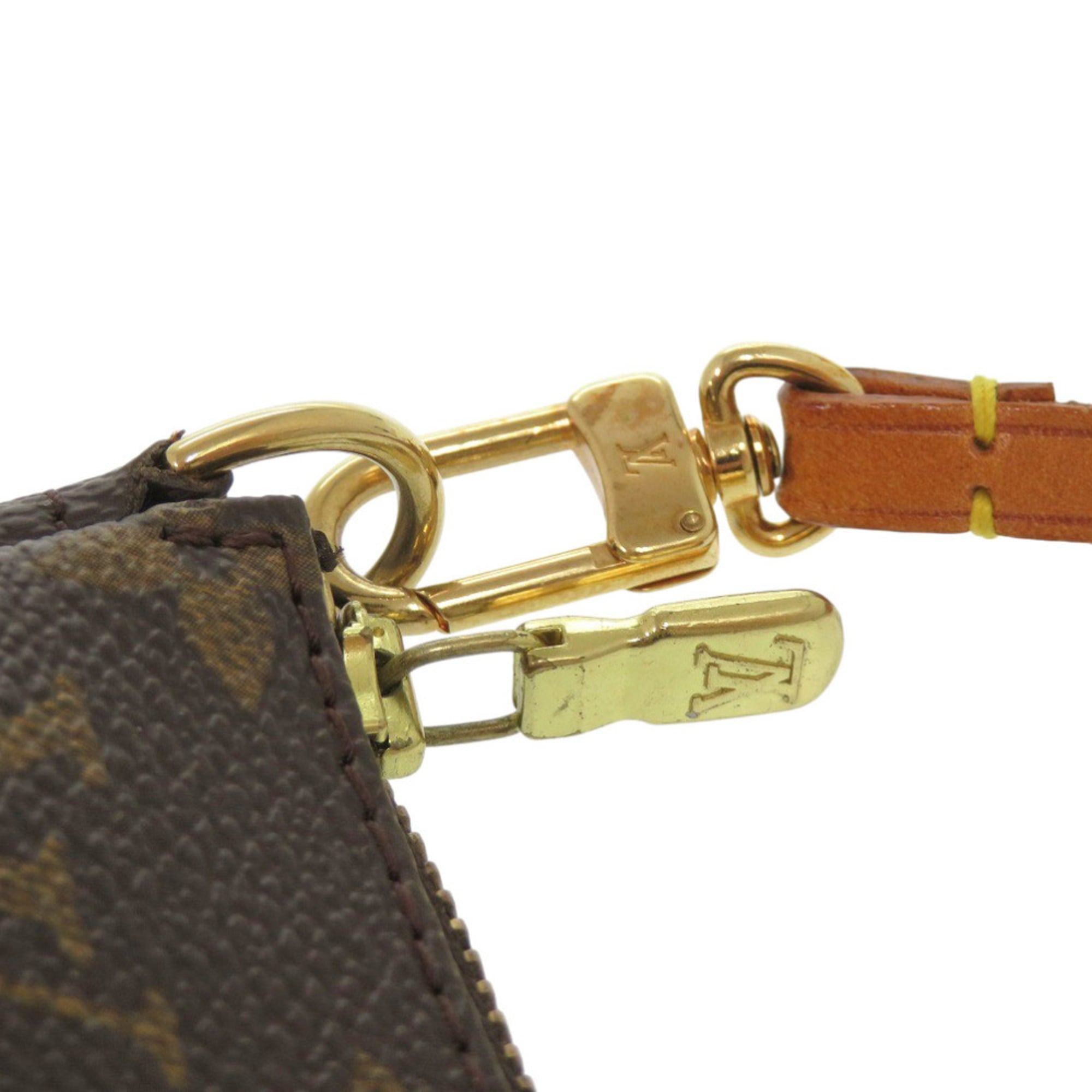 Louis Vuitton Brown Monogram Pochette Pouch