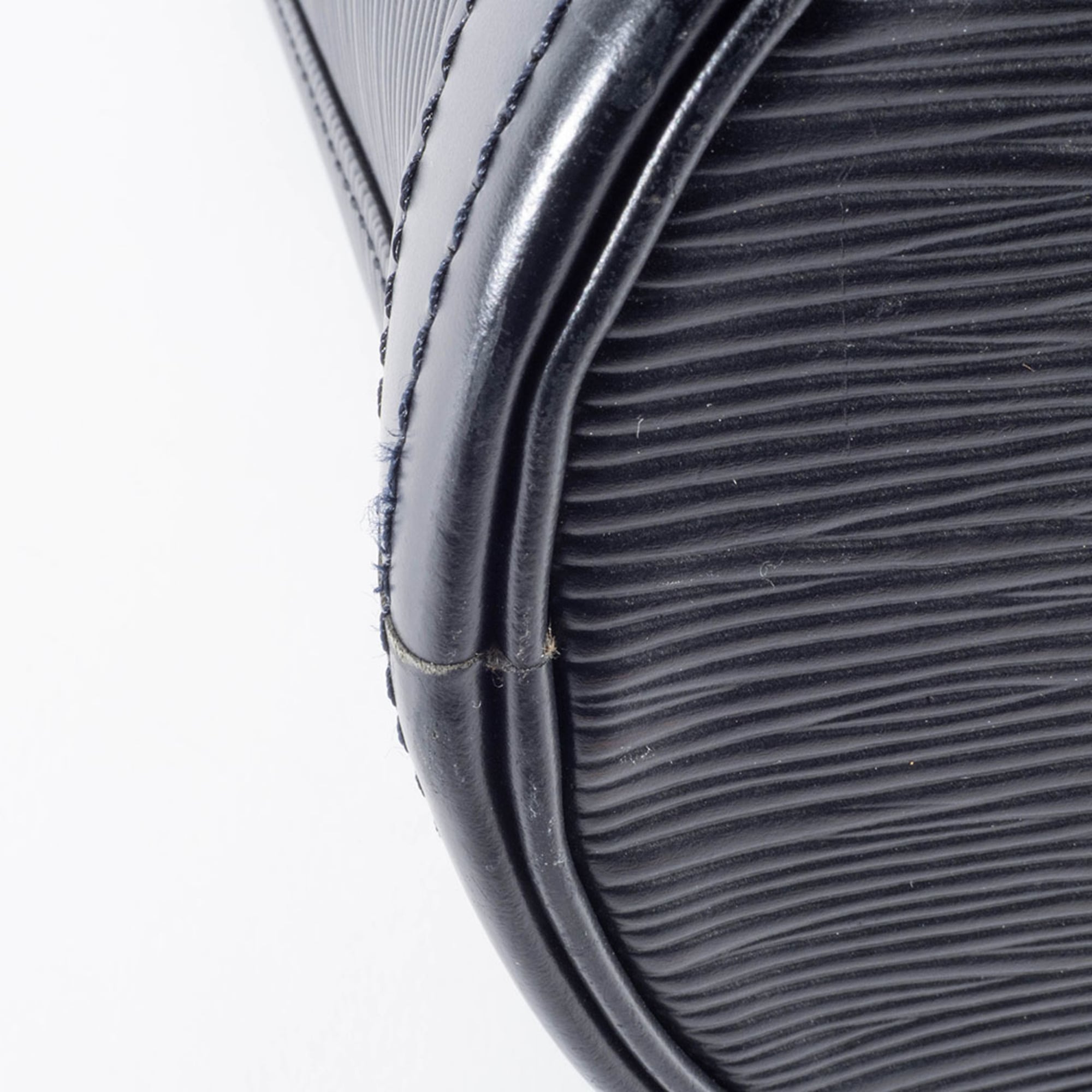 Louis Vuitton Noir Epi Leather Shoulder Bag