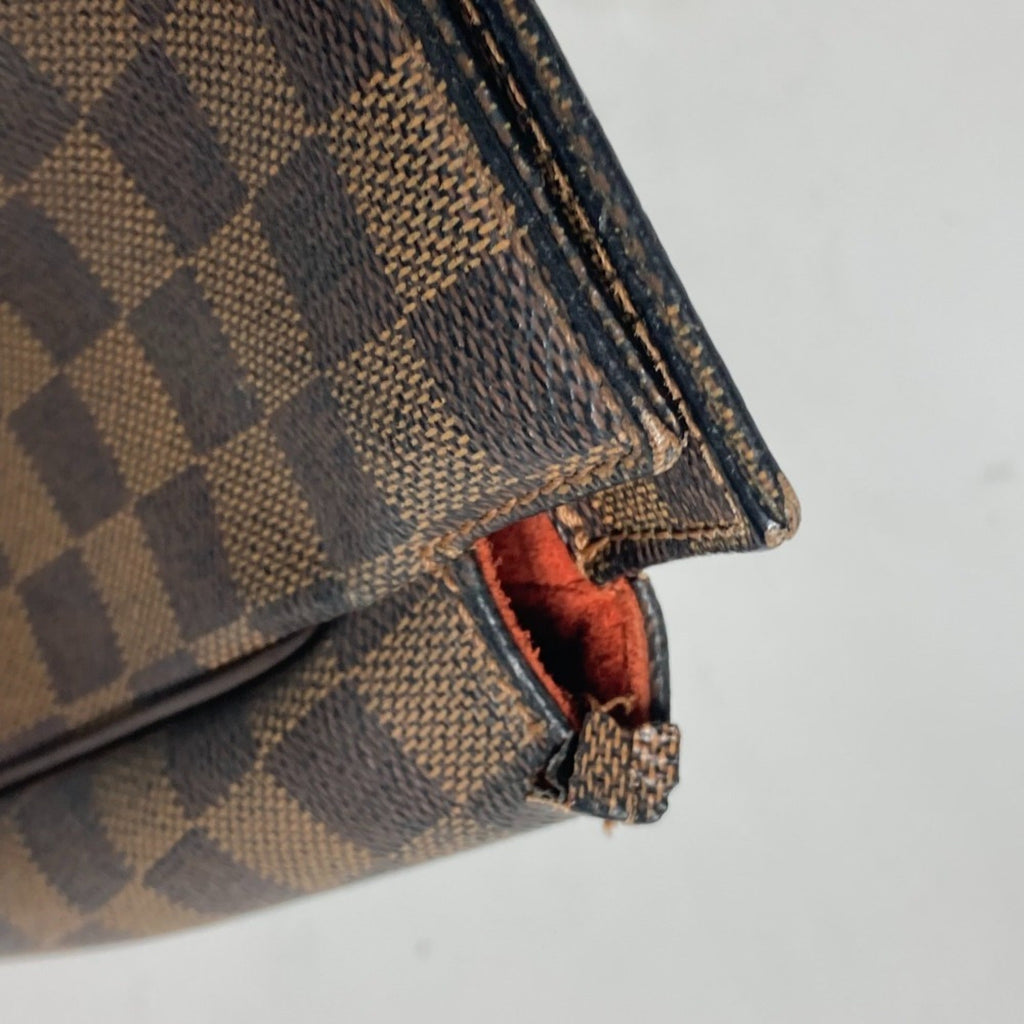 Louis Vuitton Brown Damier Canvas Shoulder Bag Tote Bag