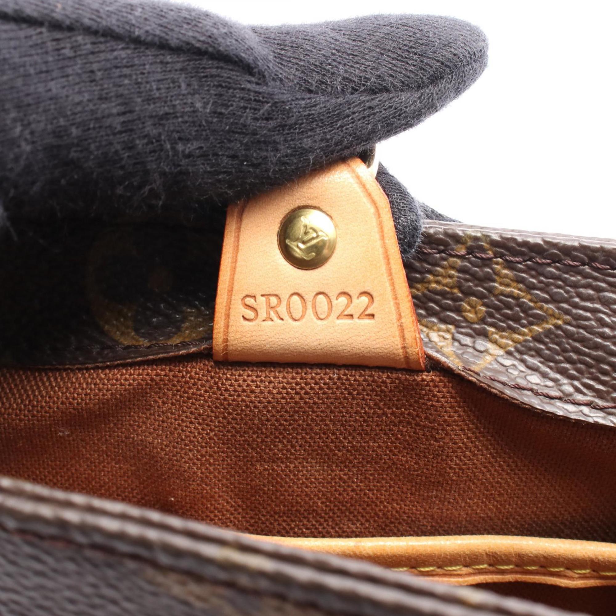 Louis Vuitton Brown Coated Canvas Pvc Leather Handbag