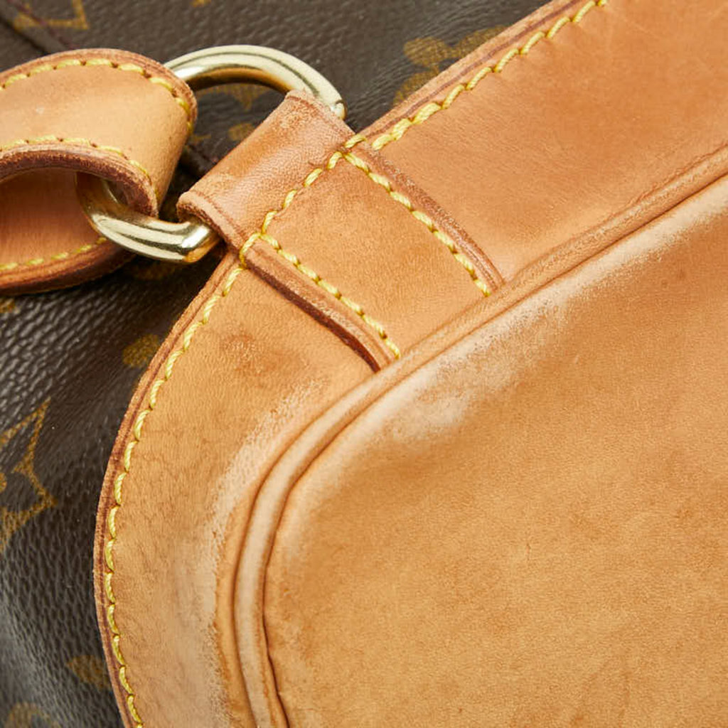 Louis Vuitton Brown Pvc Leather Backpack