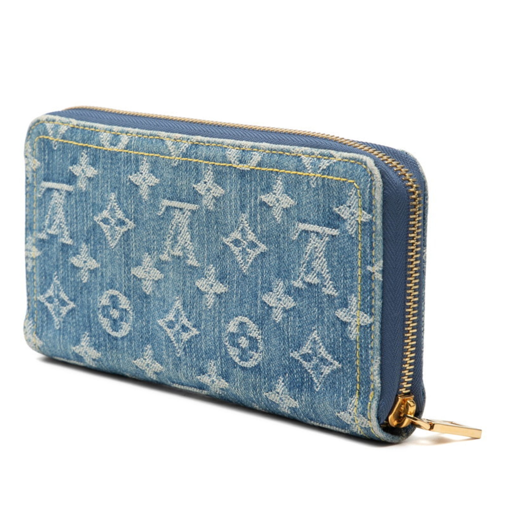 Louis Vuitton Light Blue Denim Long Wallet