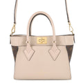 Louis Vuitton Grayish Light Blue Monogram Leather Handbag Shoulder Bag