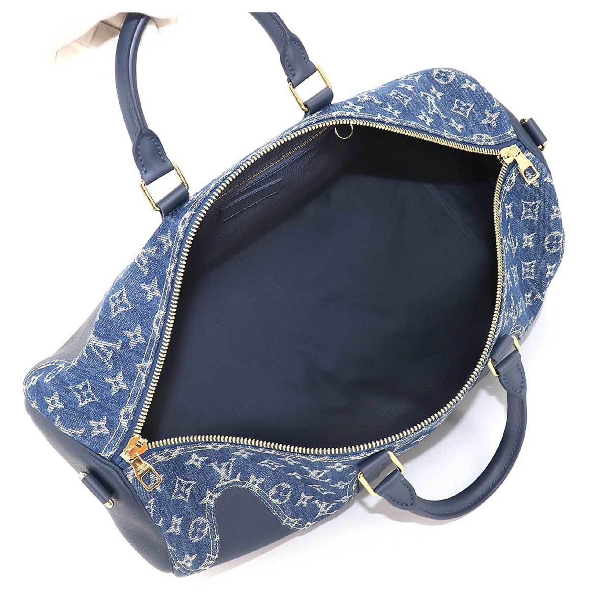 Louis Vuitton Monogram Denim Keepall Bandouliere 50 2way Boston Shoulder Bag NIGO M45975 RFID