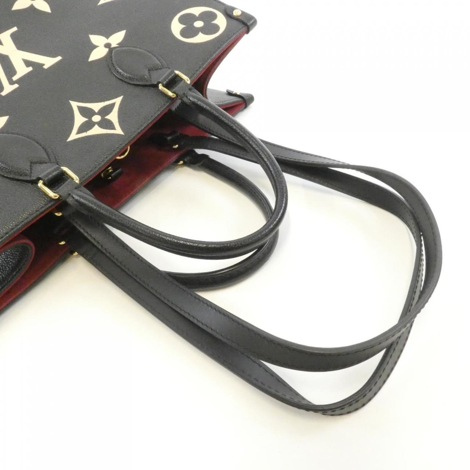 Louis Vuitton Monogram Empreinte Beige Bicolor Black Monogram Empreinte Handbag