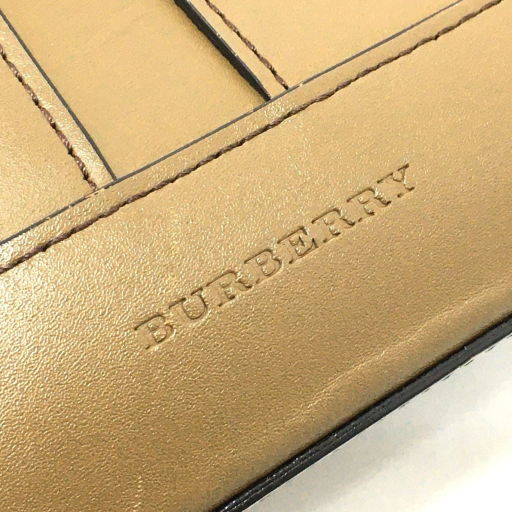 Burberry Brown Leather Shoulder Bag Tote Bag