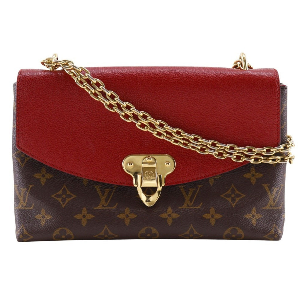 Louis Vuitton Monogram Brown Cerise Red Color Monogram Shoulder Bag