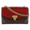 Louis Vuitton Monogram Brown Cerise Red Color Monogram Shoulder Bag