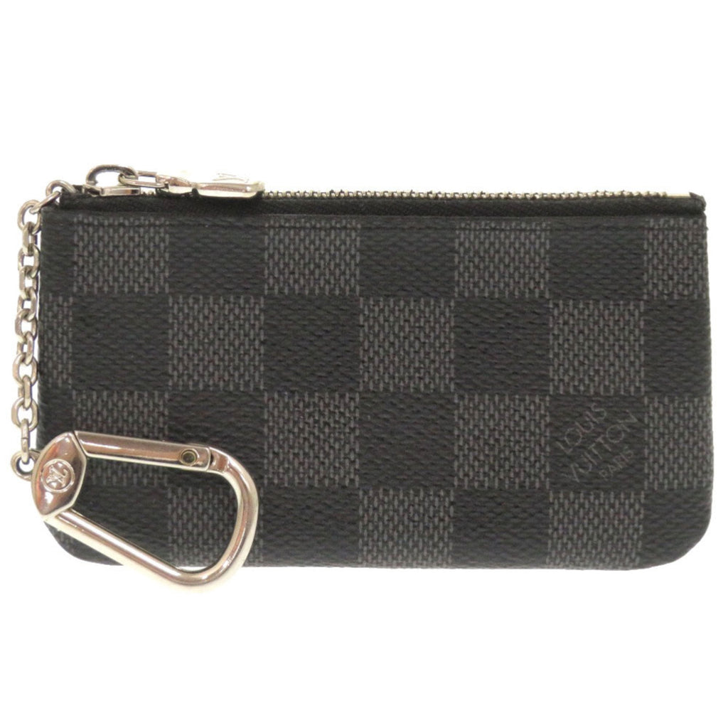Louis Vuitton Black Damier Graphite Damier Graphite Canvas Coin Purse/Coin Case