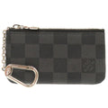 Louis Vuitton Black Damier Graphite Damier Graphite Canvas Coin Purse/Coin Case