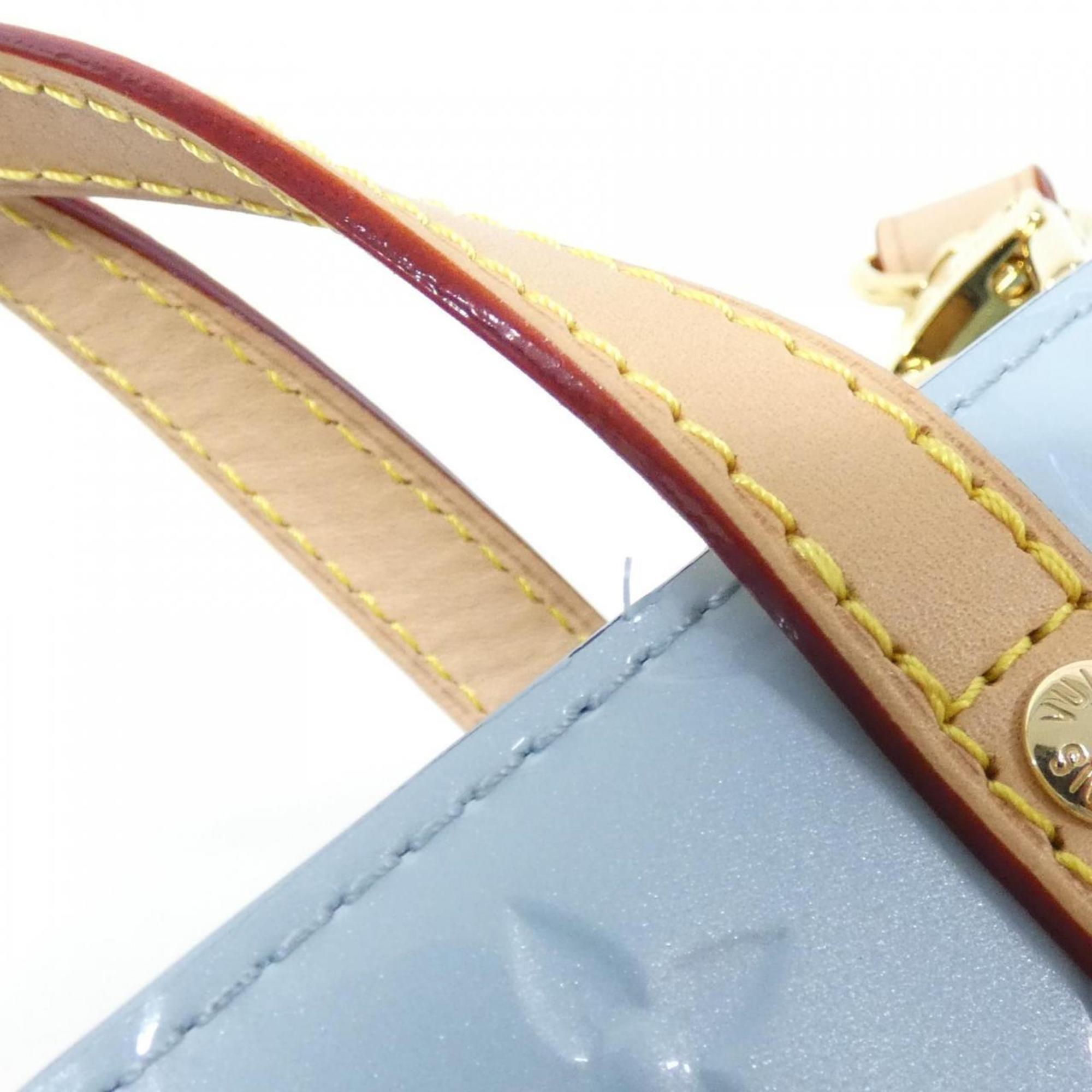 Louis Vuitton Vernis Blue Monogram Vernis Handbag