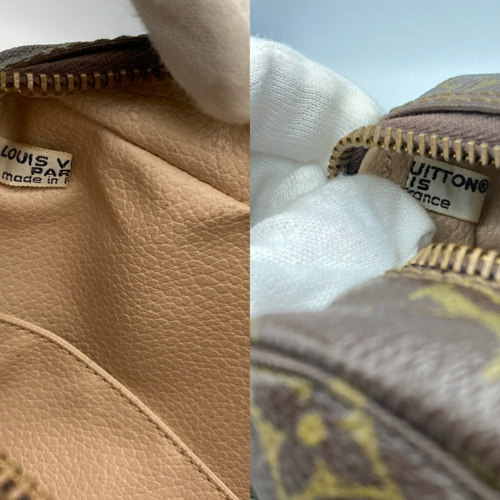 Louis Vuitton Brown Pvc Clutch Bag