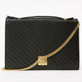 Celine Black Leather Shoulder Bag