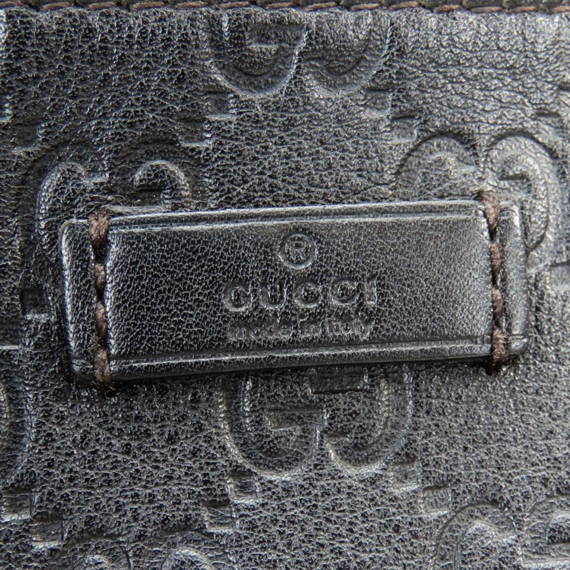 Gucci Black Leather Shoulder Bag (Pre-Owned)