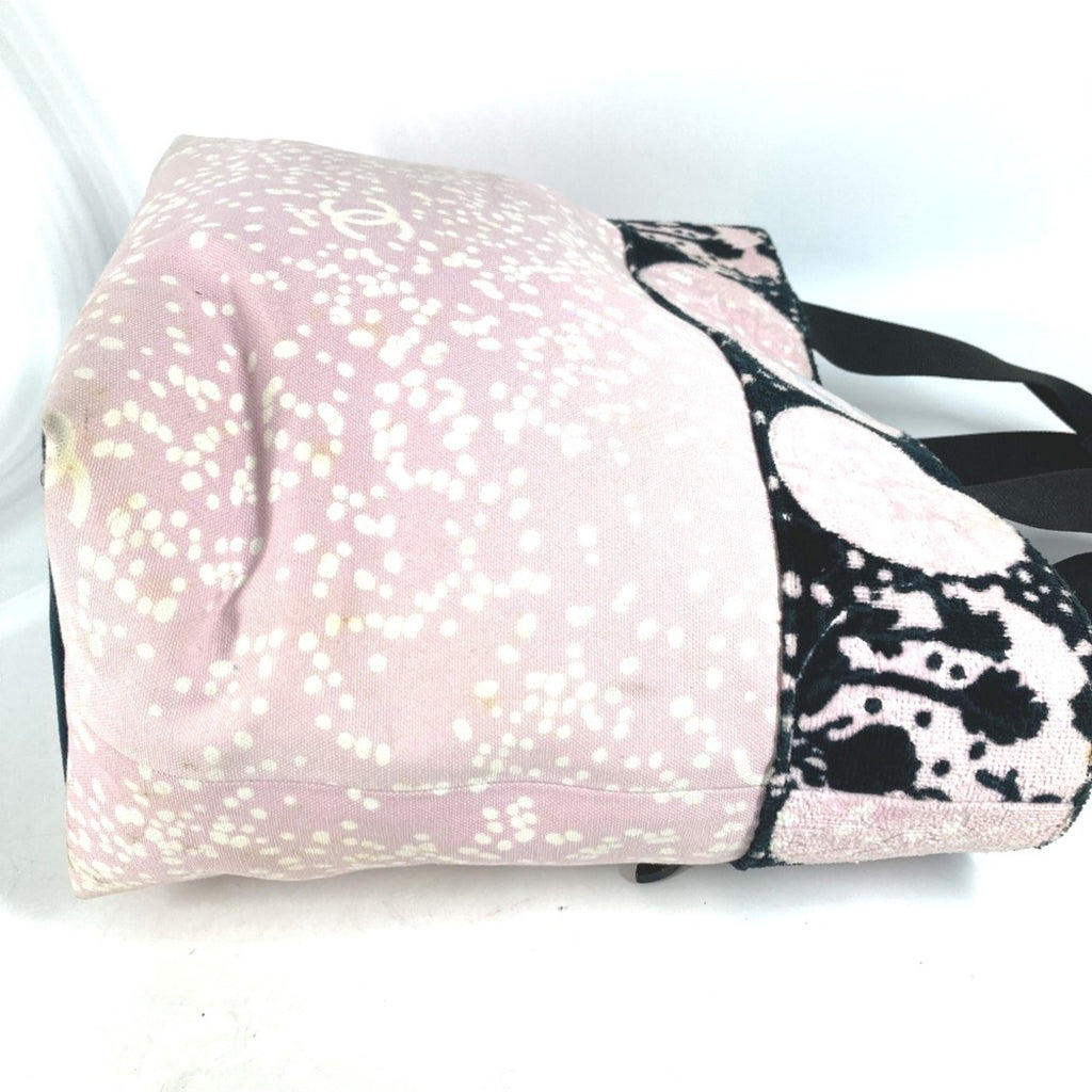 Chanel Pink Cotton Shoulder Bag