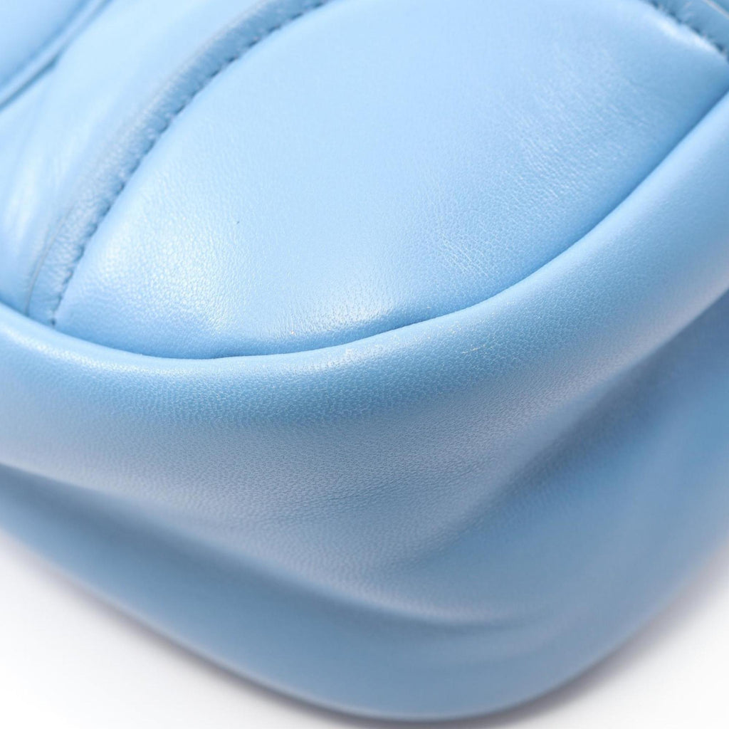 Prada Blue Leather Handbag