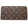 Louis Vuitton Monogram Blue Brown Monogram Monogram Long Wallet