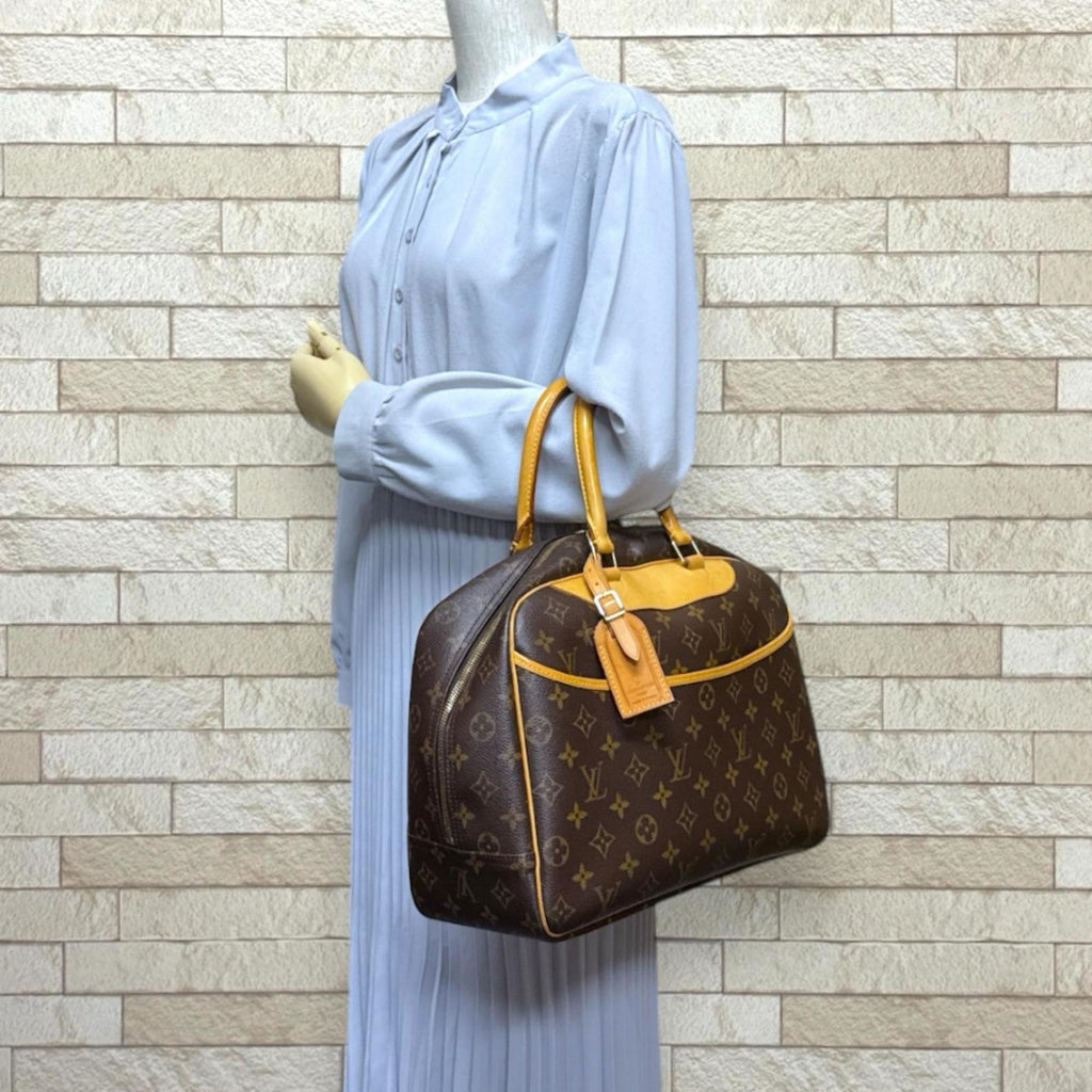 Louis Vuitton Brown Monogram Canvas Handbag