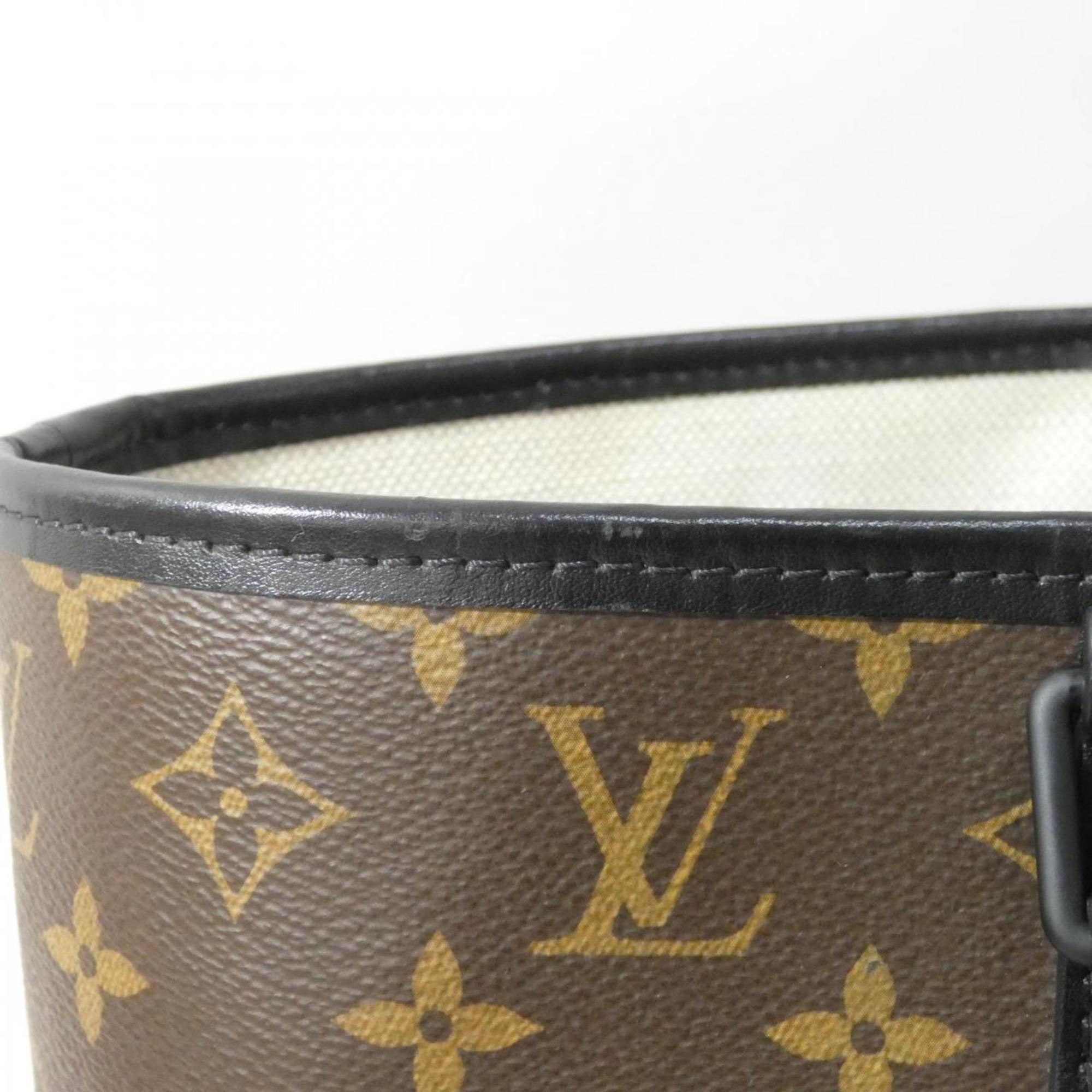 Louis Vuitton Marron Coated Canvas Handbag Pouch