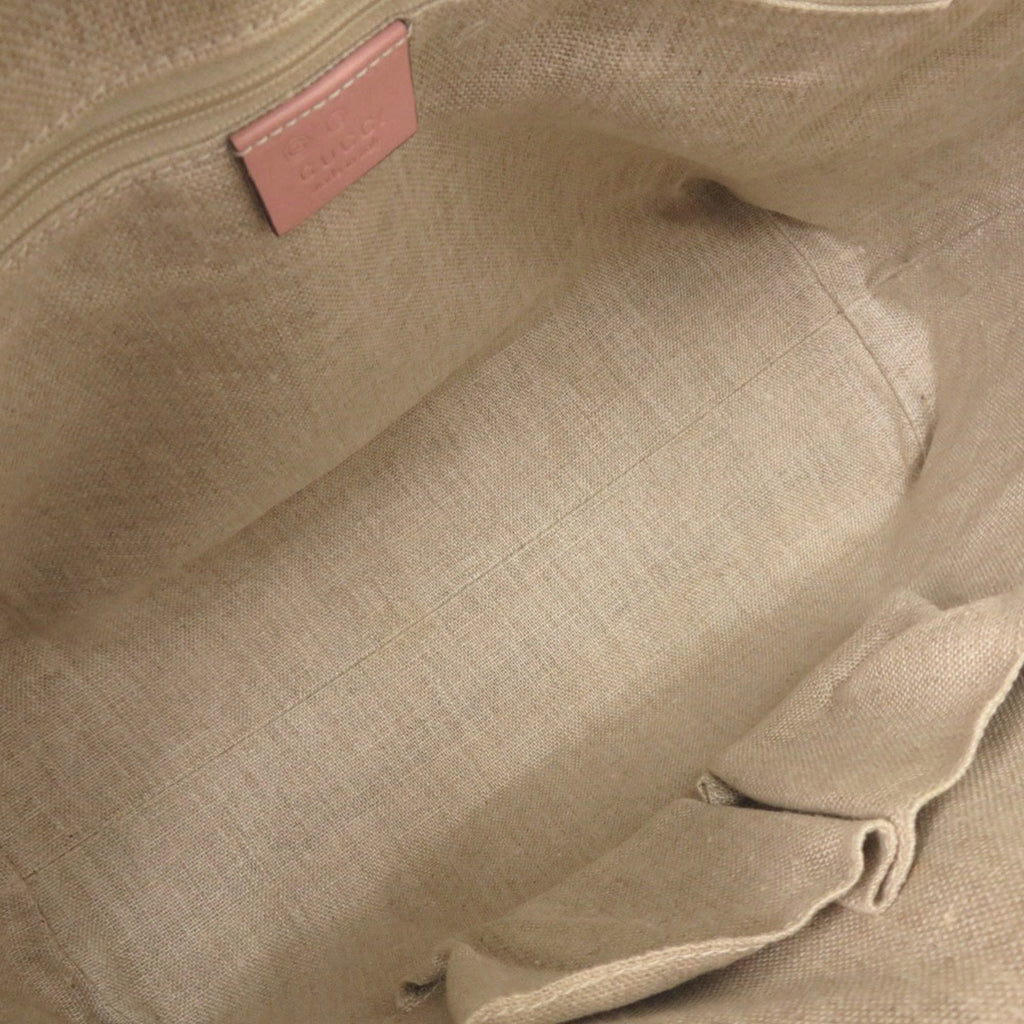 Gucci Pink Leather Handbag Shoulder Bag Tote Bag (Pre-Owned)