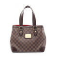 Louis Vuitton Brown Damier Canvas Coated Canvas Leather Tote Bag