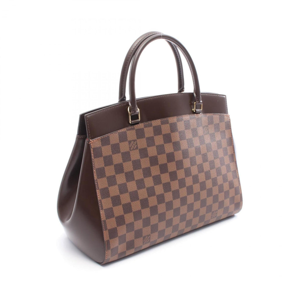 Louis Vuitton Brown Damier Canvas Ebene Coated Canvas Leather Handbag