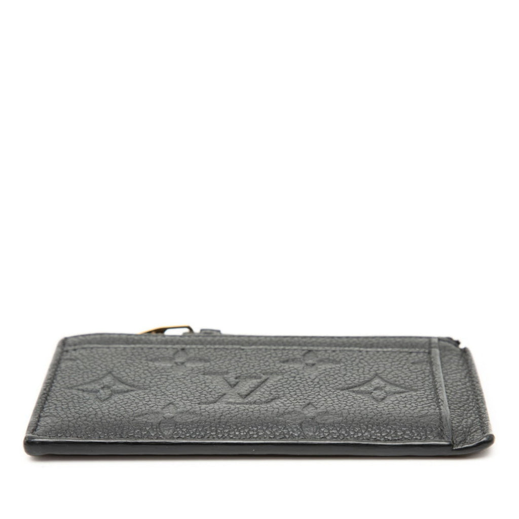 Louis Vuitton Black Noir Leather Coin Purse/Coin Case