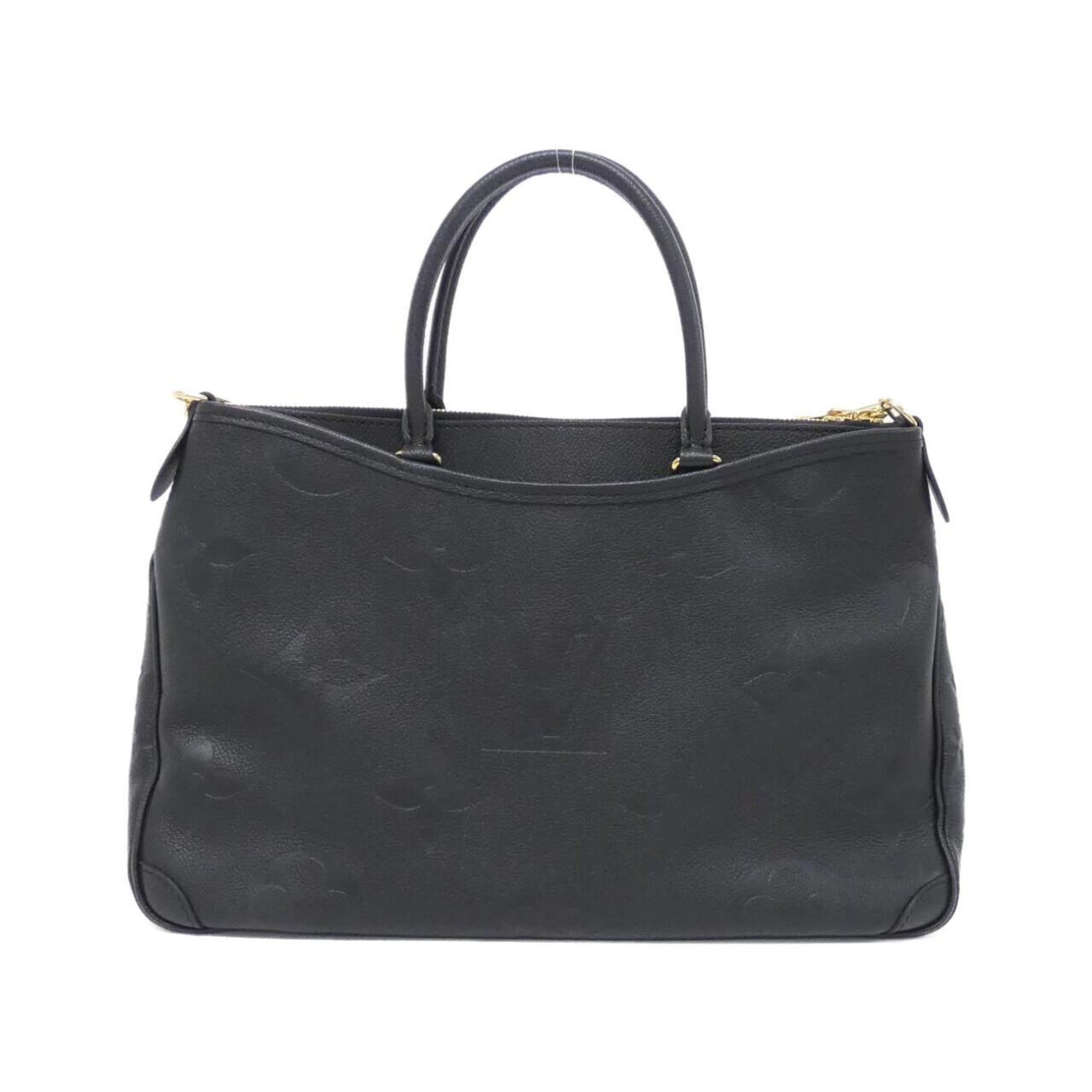 Louis Vuitton Black Leather Handbag
