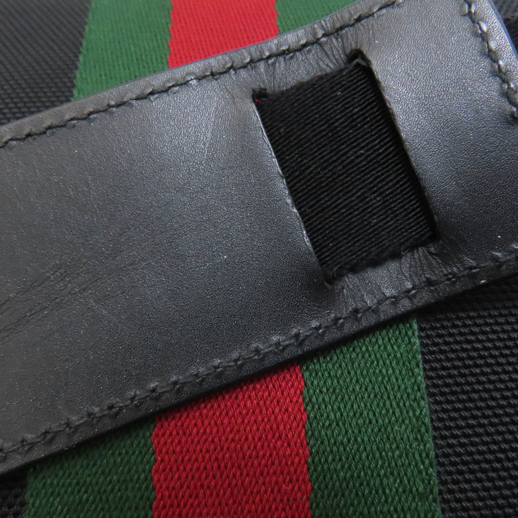 Gucci Black Canvas Shoulder Bag (Pre-Owned)