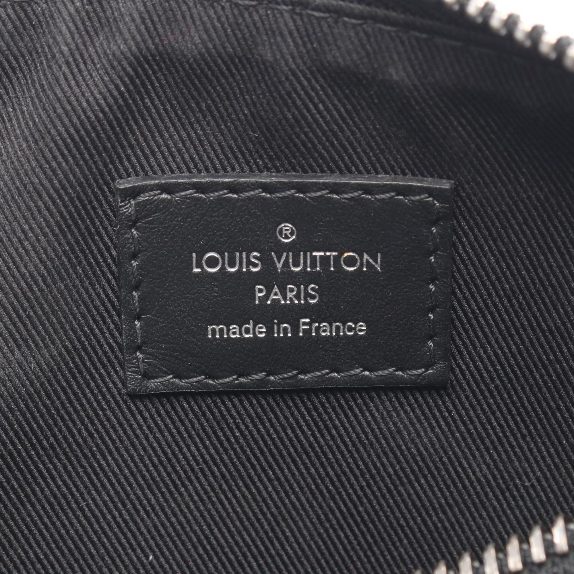 Louis Vuitton Black Monogram Eclipse Coated Canvas Leather Handbag