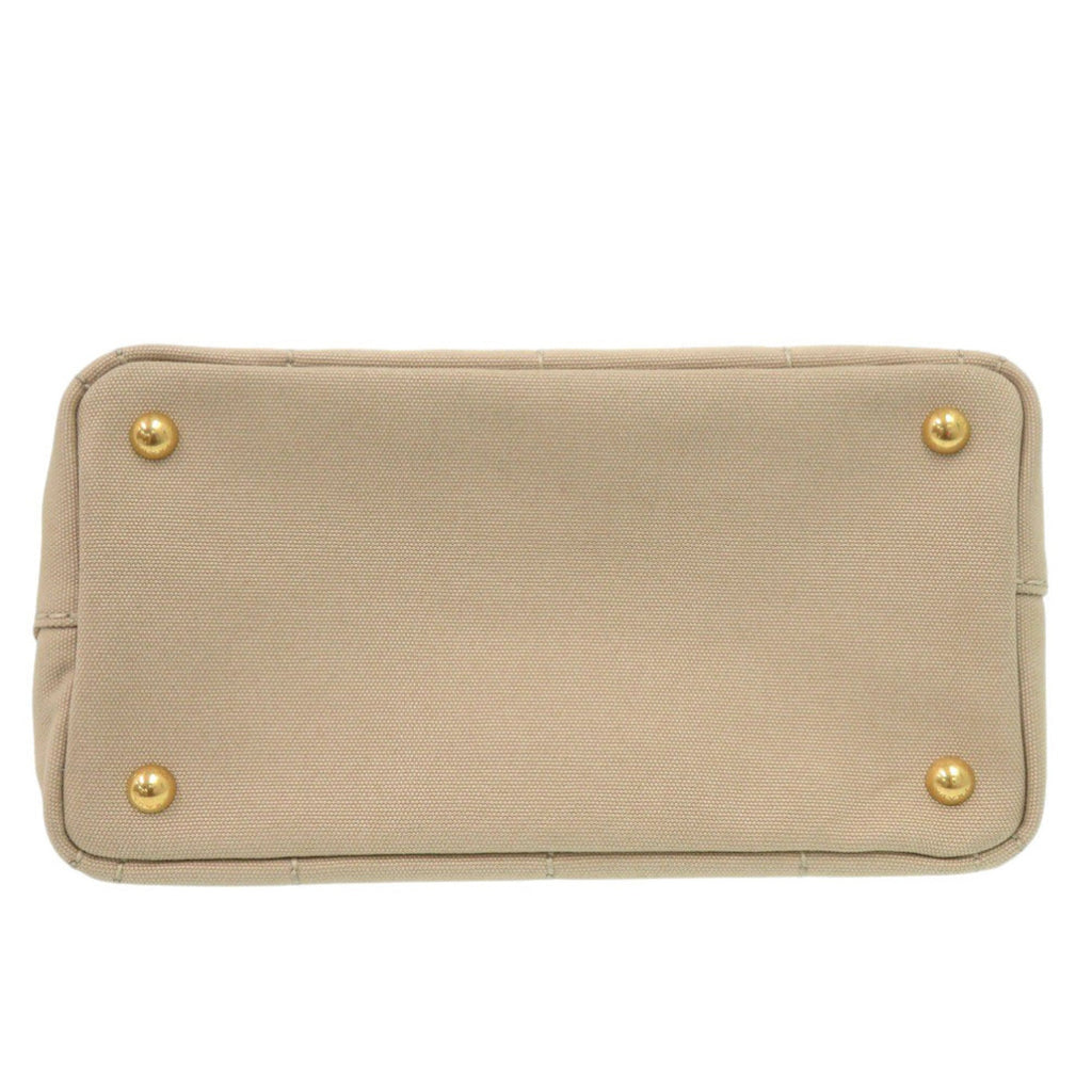 Prada Beige Canvas Tote Bag