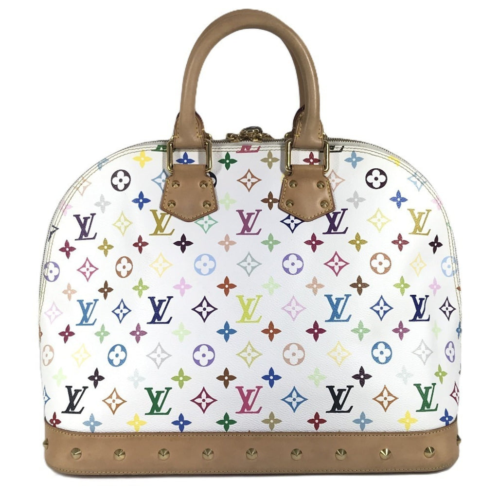 Louis Vuitton Blanc Monogram Multicolore Handbag Tote Bag