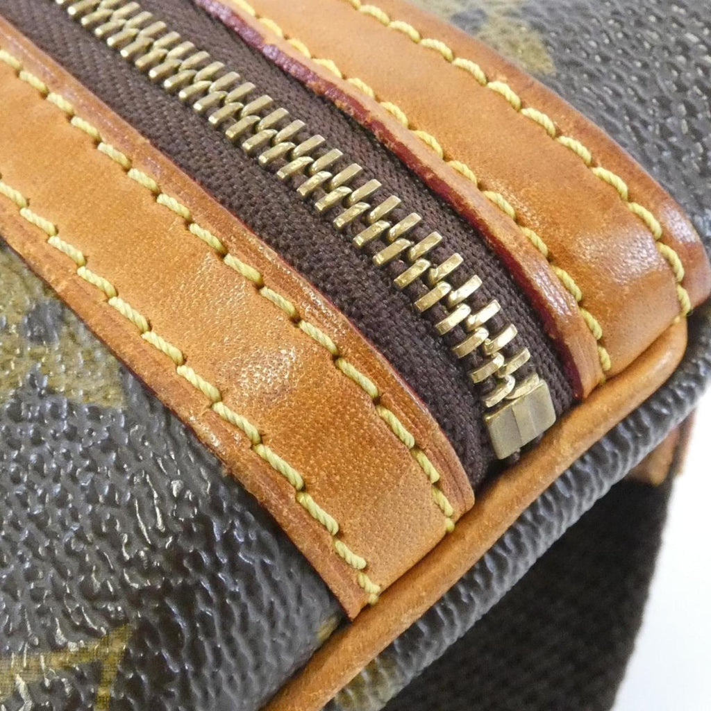 Louis Vuitton Marron Coated Canvas Pochette Shoulder Bag