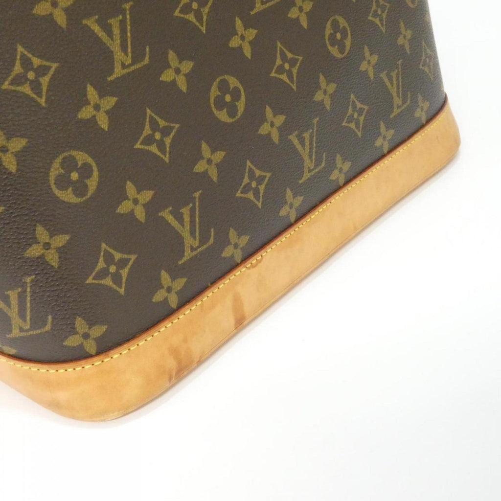 Louis Vuitton Marron Coated Canvas Handbag