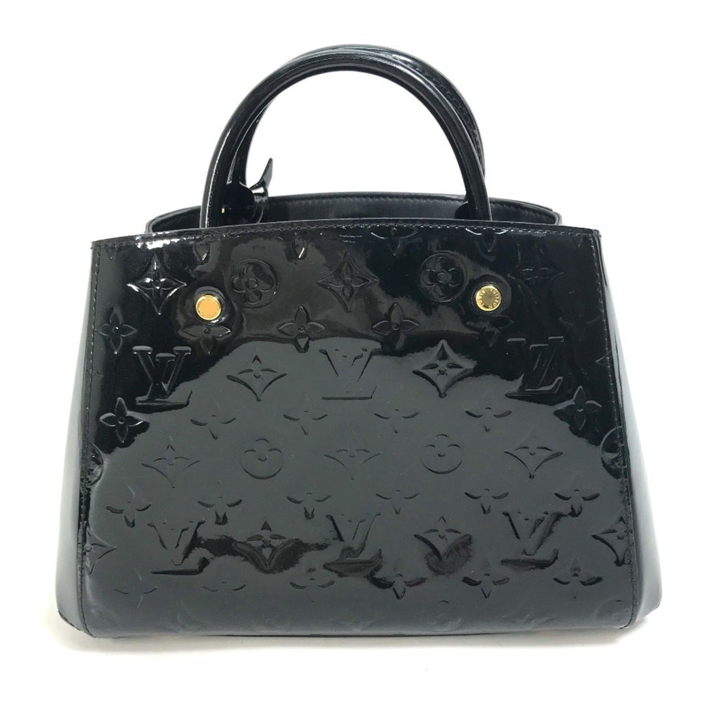 Louis Vuitton Monogram Vernis Black Noir Monogram Vernis Handbag Shoulder Bag