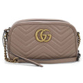Gucci Beige Leather Shoulder Bag (Pre-Owned)