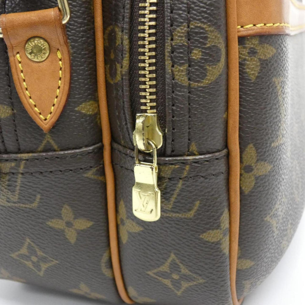 Louis Vuitton Marron Coated Canvas Shoulder Bag