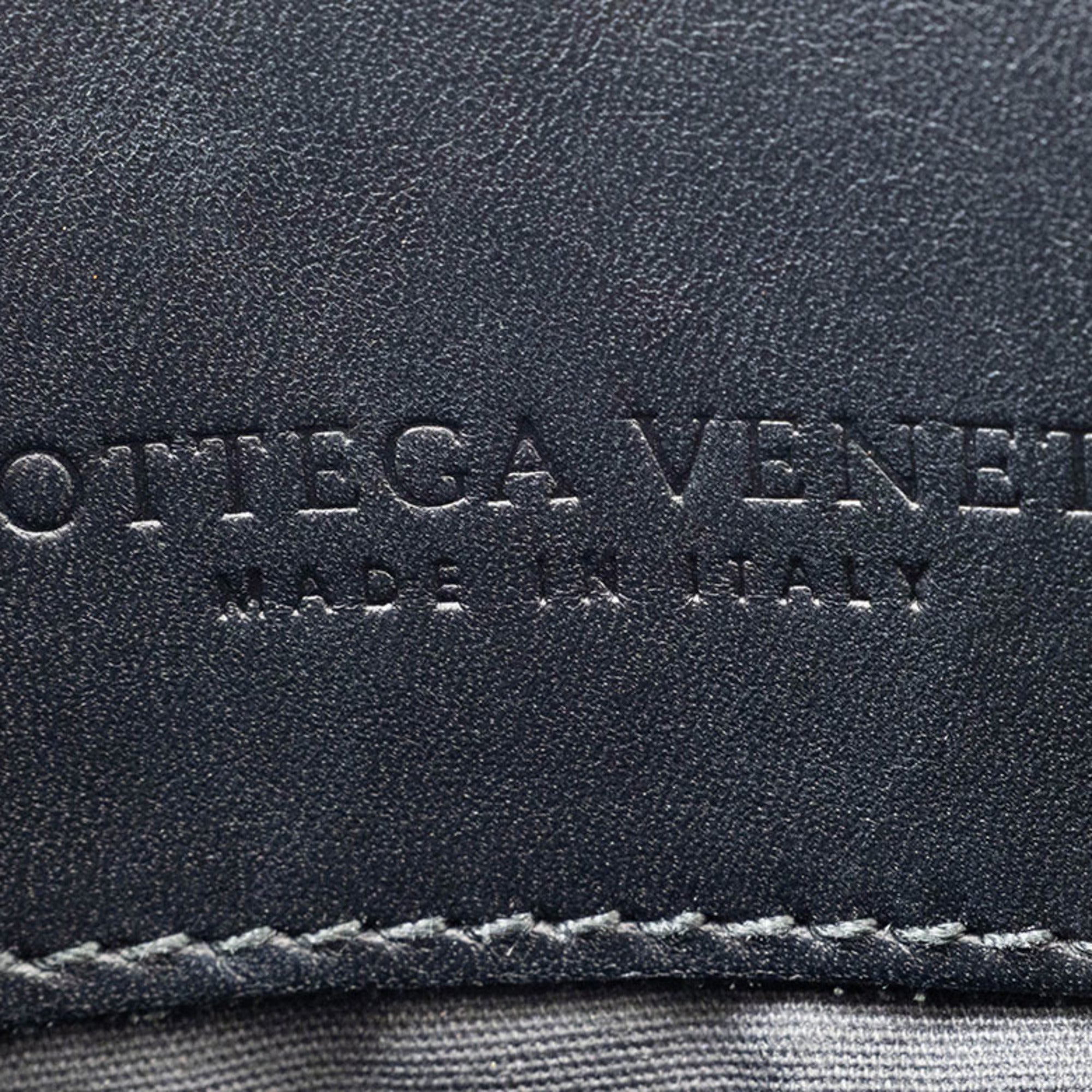 Bottega Veneta Black Leather Shoulder Bag