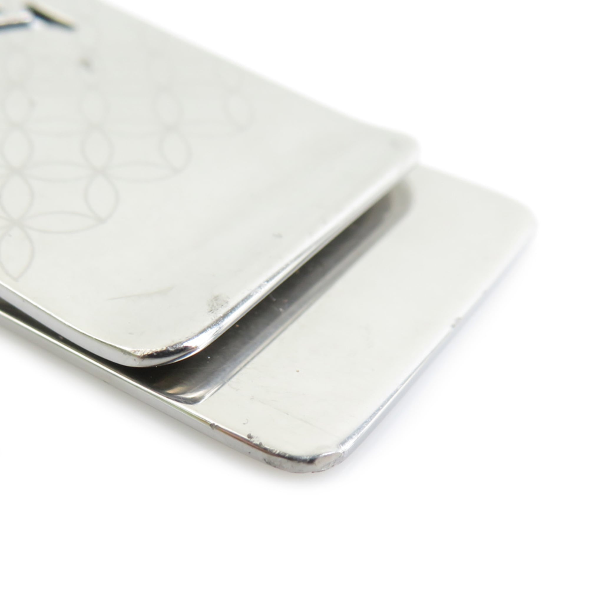 Louis Vuitton Silver Metal Money Clip