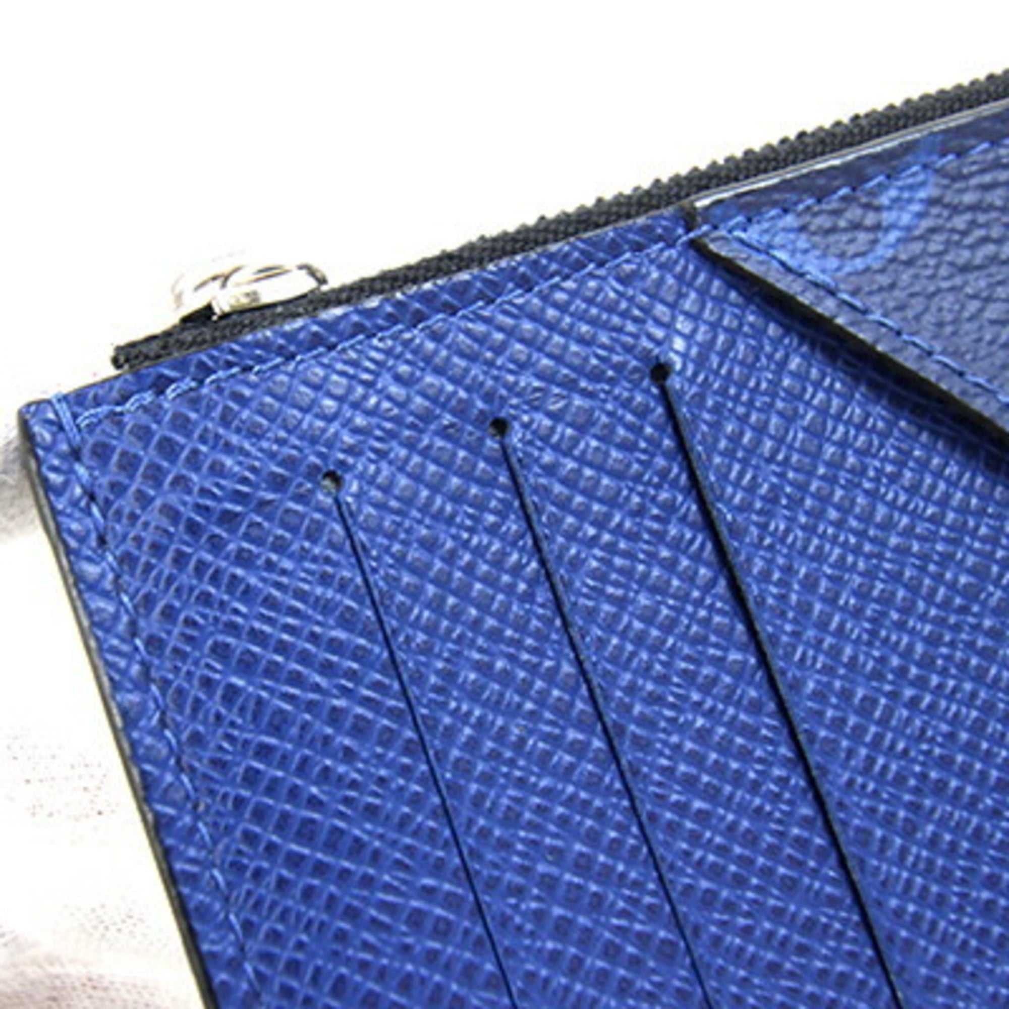Louis Vuitton Cobalt Monogram Coated Canvas Taigarama Leather Coin Purse/Coin Case