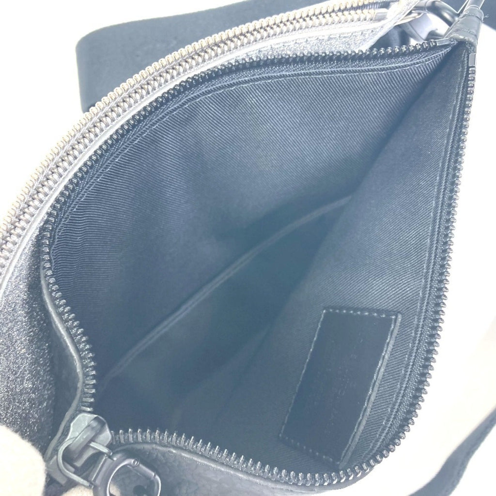 Louis Vuitton Black Silver Leather Shoulder Bag